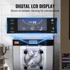 A commercial ice cream machine with a digital display highlighting its features. Produktbild-Vorschau