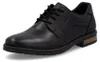 Rieker scarpa bassa da uomo in vera pelle stringata nera, Anteprima dell’immagine prodotto 35