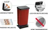 Rotho Abfalleimer 40 L Paso - Treteimer Geruchsdicht - Produktbild-Vorschau 3