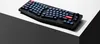 A keyboard is placed on a surface with a black and white background. Anteprima dell’immagine prodotto
