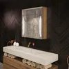 Spiegelschrank mit LED Beleuchtung - Emily 66.5x72 cm - LED Produktbild-Vorschau 4