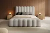 Polsterbett Bett MACON 140x200cm in Stoff Ascot Beige / Produktbild-Vorschau 2