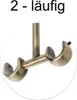MDEKOR Deckenträger 2-läufig Antik Gold Deckenhalter mit Produktbild-Vorschau 7