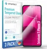 3x Schutzglas Panzerfolie Klar für Telekom T Phone 3 Produktbild-Vorschau 1