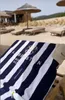 Liebenstein Strandtuch/Pooltuch 180 x 100 cm blau / weiß Produktbild-Vorschau 2