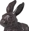 Figurine de décoration lapin en fonte brune look antique - Voir les images du produit 9
