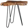 Couchtisch 70 x 45 cm Massivholz Teak und Polyresin Produktbild-Vorschau 7