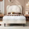 Cama clásica Flieks, cama tapizada de 90x200 cm, cama Vista previa de la imagen del producto 2