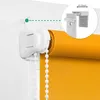 Estika Rollo ohne bohren - 80 x 150 cm - Dunkelgelb - Produktbild-Vorschau 2