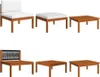 "2026 Promotion" 3-tlg. Garten-Lounge-Set mit Kissen Holz Produktbild-Vorschau 2