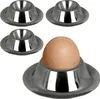 lot de 4 coquetiers en métal Acier inoxydable Coquetiers Voir les images du produit 3