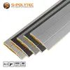 38mm Aluminiumprofil Übergangsprofil Aluminium, 2 Rillen, Produktbild-Vorschau 3