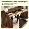Flieks Kommode Wohnzimmerschrank Rattan mit 3 Schubladen, Produktbild-Vorschau 8