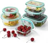 Lebensmittelbehälter Set, 6-Glas-Lebensmittelbehälter, Produktbild-Vorschau 1