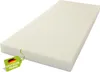 A white foam pad with a green tag attached to the corner. Produktbild-Vorschau