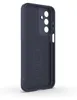 A dark blue phone case is shown from the inside, against a white background. Produktbild-Vorschau