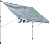Outsunny Markise Klemmmarkise Faltarm Handkurbel Balkon 3 x Produktbild-Vorschau 1