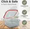 classbach® Contenitori per alimenti in vetro con coperchio Anteprima dell’immagine prodotto 13