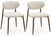 Lot de 2 chaises de salle à manger, chaises rembourrées Voir les images du produit 1