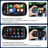 8'' Carplay Andriod Auto pour Mercedes Smart Forfour Fortwo Voir les images du produit 4