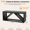 Peviasot Kaminholzregal mit Sitzbank und 4 cm Polster, Produktbild-Vorschau 2