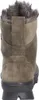 The back view of a brown winter boot with grey fur trim. Produktbild-Vorschau