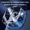 A close-up of a camera lens protector for an iPhone, with glowing blue light effects. Anteprima dell’immagine prodotto