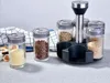 Gewürzhalter Organizer 360° für Gewürze – 6 Glasbehälter Produktbild-Vorschau 15