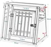 EUGAD Hundetransportbox Autobox für kleine Hunde, Produktbild-Vorschau 7