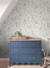 ESTAhome behang toile de jouy konijnen beige, groen, blauw Productafbeelding-voorbeeld 2