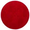 Teppich Hochflor Shaggy Cottage Rot Rund, Größe:300 cm Rund Produktbild-Vorschau 5
