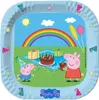 Peppa Wutz 6 eckige Teller Produktbild-Vorschau 1
