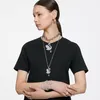 SWAROVSKI orecchini a perno da donna cigno bianco rodiato Anteprima dell’immagine prodotto 6