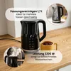 Huslog Elektrischer Wasserkocher mit Temperaturanzeige 1,7L Produktbild-Vorschau 2