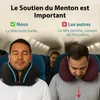 FLOWZOOM DREAM Coussin de voyage avec soutien latéral, noir Voir les images du produit 3