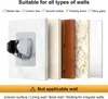 The image shows different types of walls that a product can be attached to, with a product attached to one of them. Produktbild-Vorschau