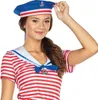 Matrosen Mütze mit Anker-Motiv KW 57 cm für Damen Kostüm-Zubehör Fasching Karneval Mottoparty Beachparty Produktbild-Vorschau