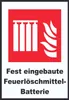Fest eingebaute Feuerlöschmittel-Batterie Schild A4 Produktbild-Vorschau 1