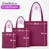 EllaTex Baumwolltasche 38x42 cm – Stoffbeutel aus 100% Produktbild-Vorschau 7