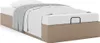vidaXL Ottoman-Bett ohne Matratze Cappucino 100x200cm Produktbild-Vorschau 4
