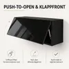 Hochglanz Küche Hängeschrank Schwarz 90x35x32 cm Produktbild-Vorschau 6