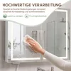 Zrcadlová skříňka z kovu s LED osvětlením a zásuvkou. Náhled obrázku produktu 7