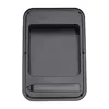 A black automatic trash can lid is shown from the back, isolated on a white background. Náhled obrázku produktu