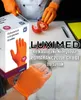 Rukavice Nitrilové rukavice oranžové LUXIMED 10 ks - Náhľad obrázku produktu 4