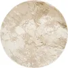 A round rug with a marble-like pattern. Produktbild-Vorschau