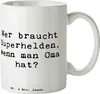 Mr. & Mrs. Panda Tasse Spruch Oma Heldin - Weiß - Geschenk, Produktbild-Vorschau 1
