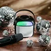 Głośnik do karaoke z mikrofonem - SD/USB/AUX/Bluetooth Podgląd zdjęcia produktu 9