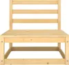 vidaXL 2-tlg. Garten-Lounge-Set Massivholz Kiefer Produktbild-Vorschau 7