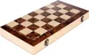 Exklusives 3-in-1-Schachset aus Holz, 1er-Packung Produktbild-Vorschau 2