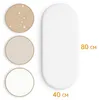 Spannbettlaken Kinderwagen 3er Set 40x80 cm Gummizug Beige Produktbild-Vorschau 2